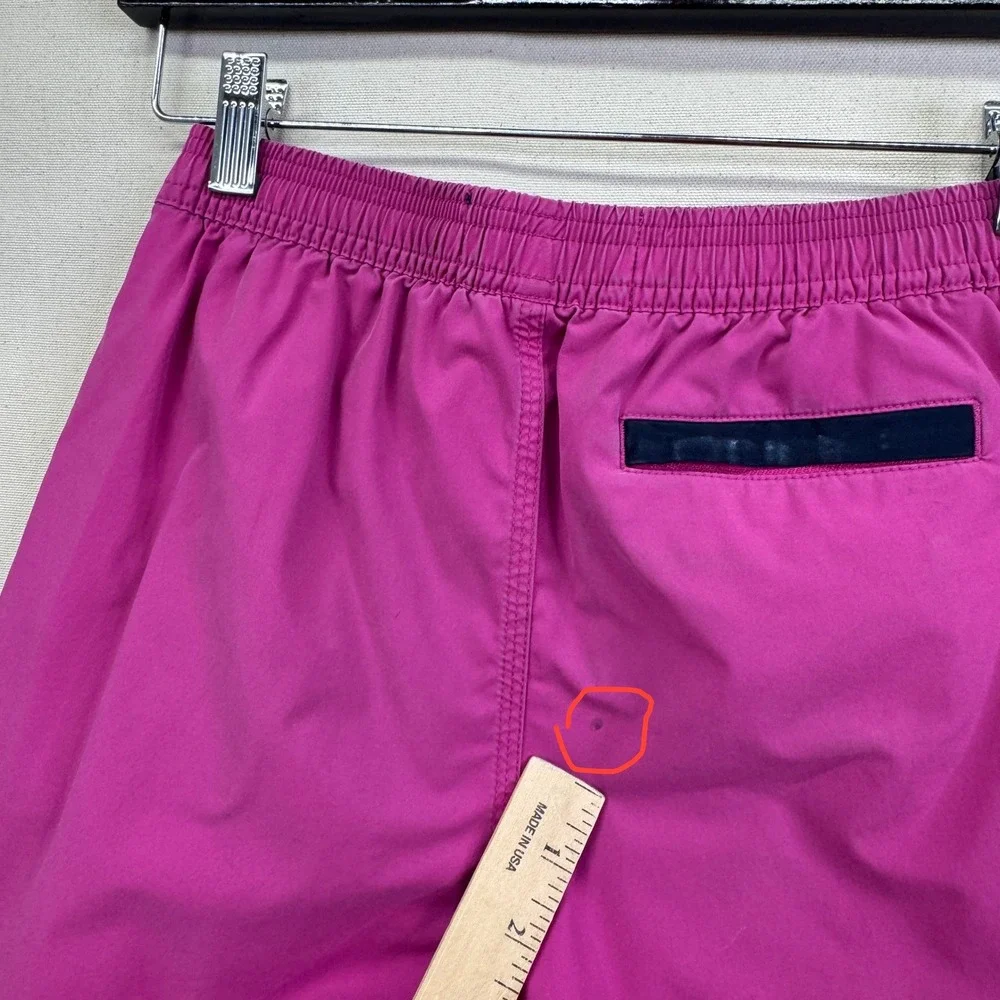 Psycho Bunny Boys Swim Trunks Size 10/12 Pink Preppy Beach Designer Shorts